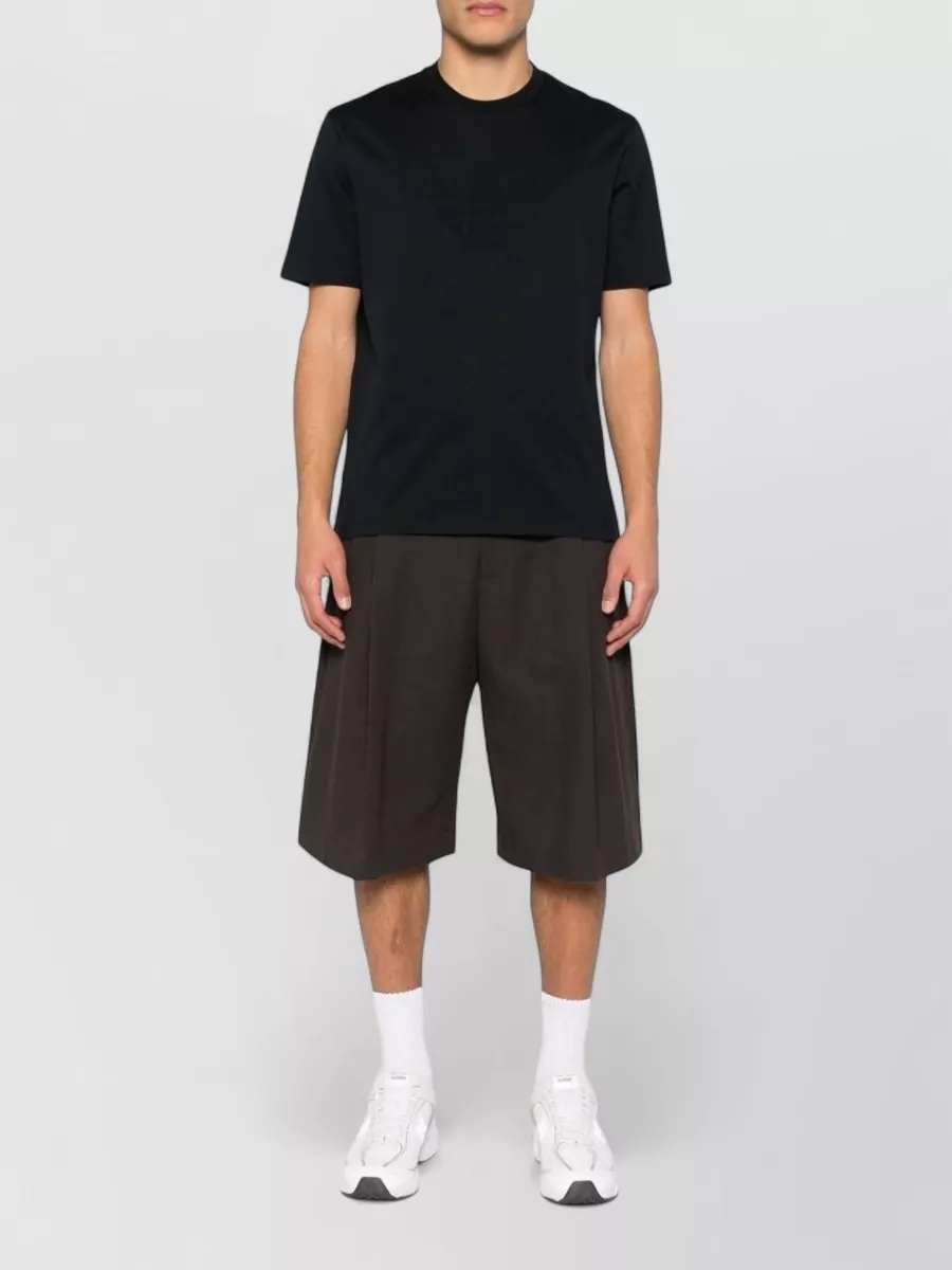 Emporio Armani Logo Cotton T-Shirt Round Neck Design