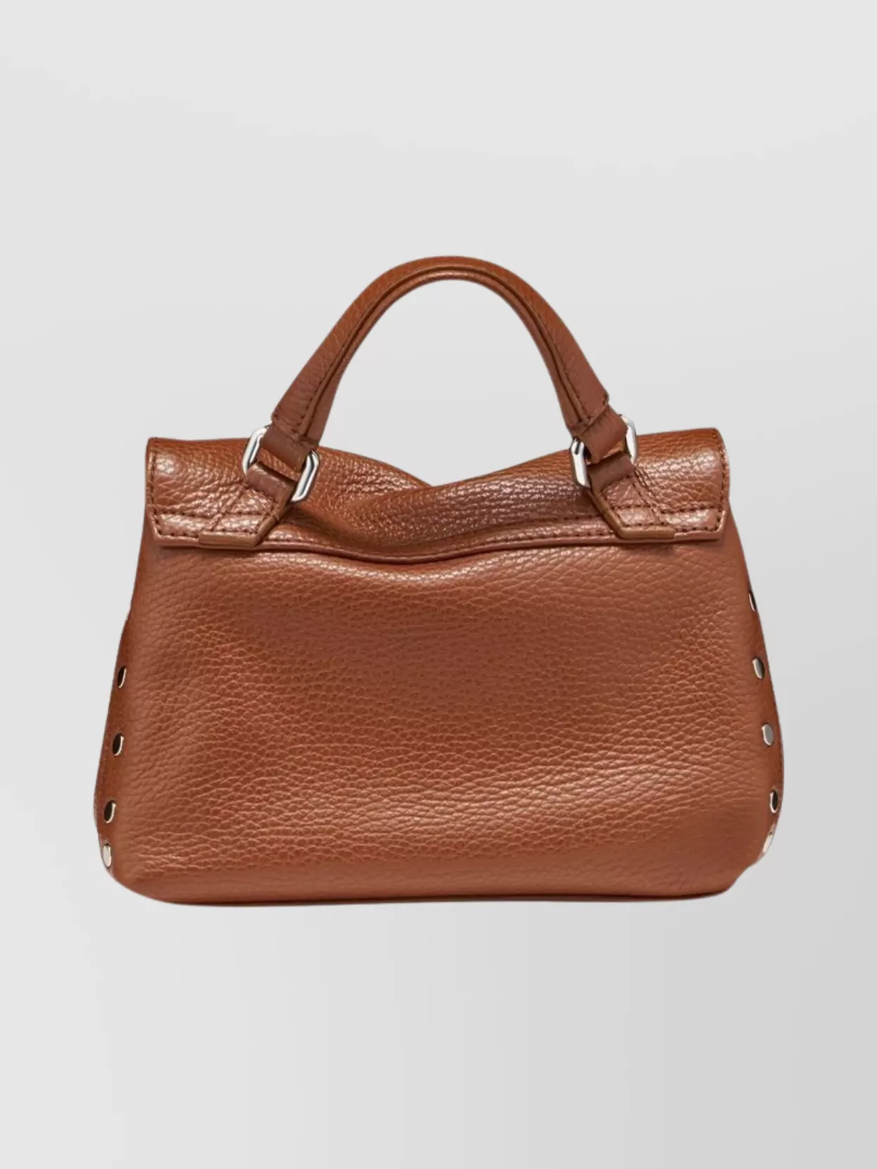 Zanellato Handmade Leather Shoulder Bag Top Handle In Brown