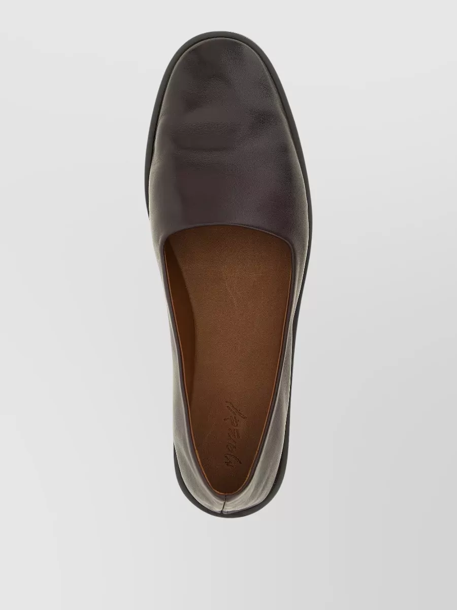 Marsell Leather Slip-On Loafers