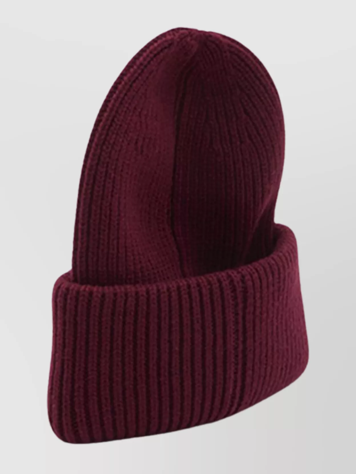 Moncler Cashmere And Wool Knit Beanie In Burgundy