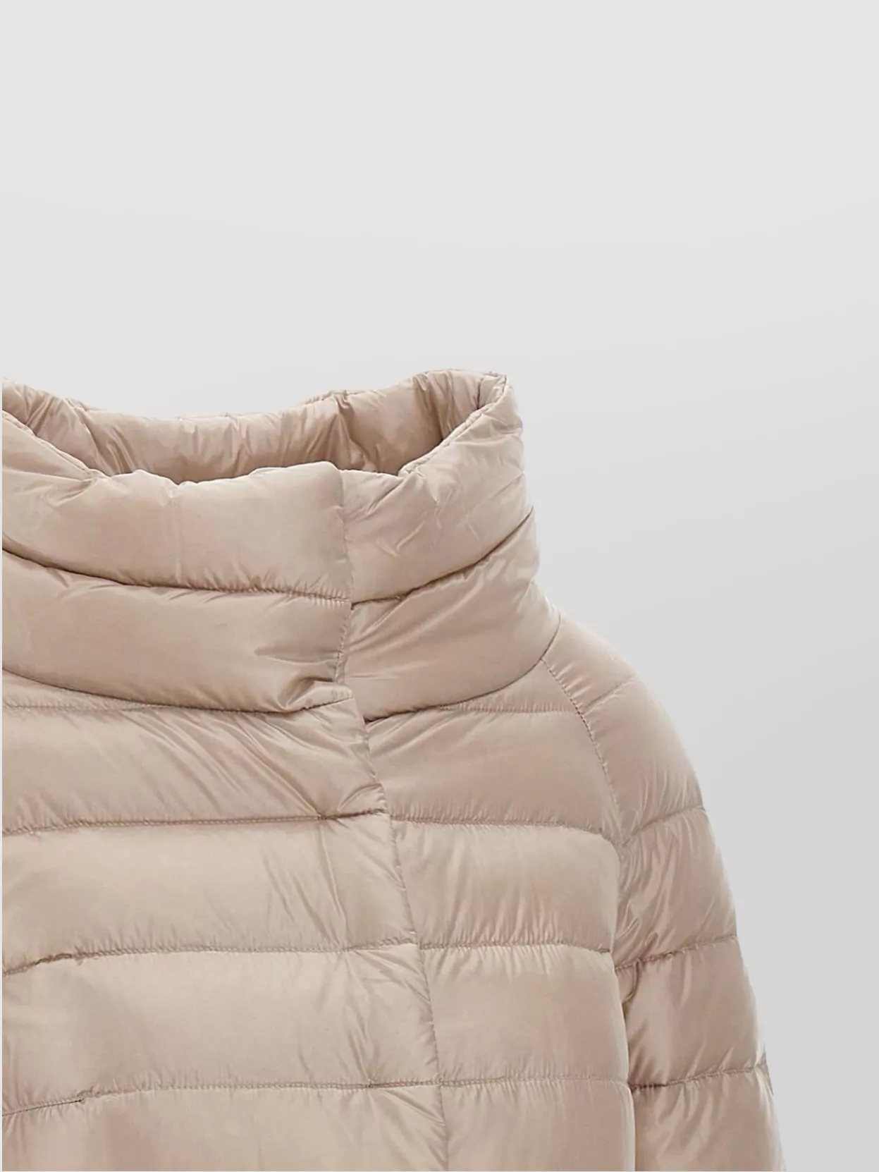 Herno Bell-Shaped Down Jacket Featuring Pockets