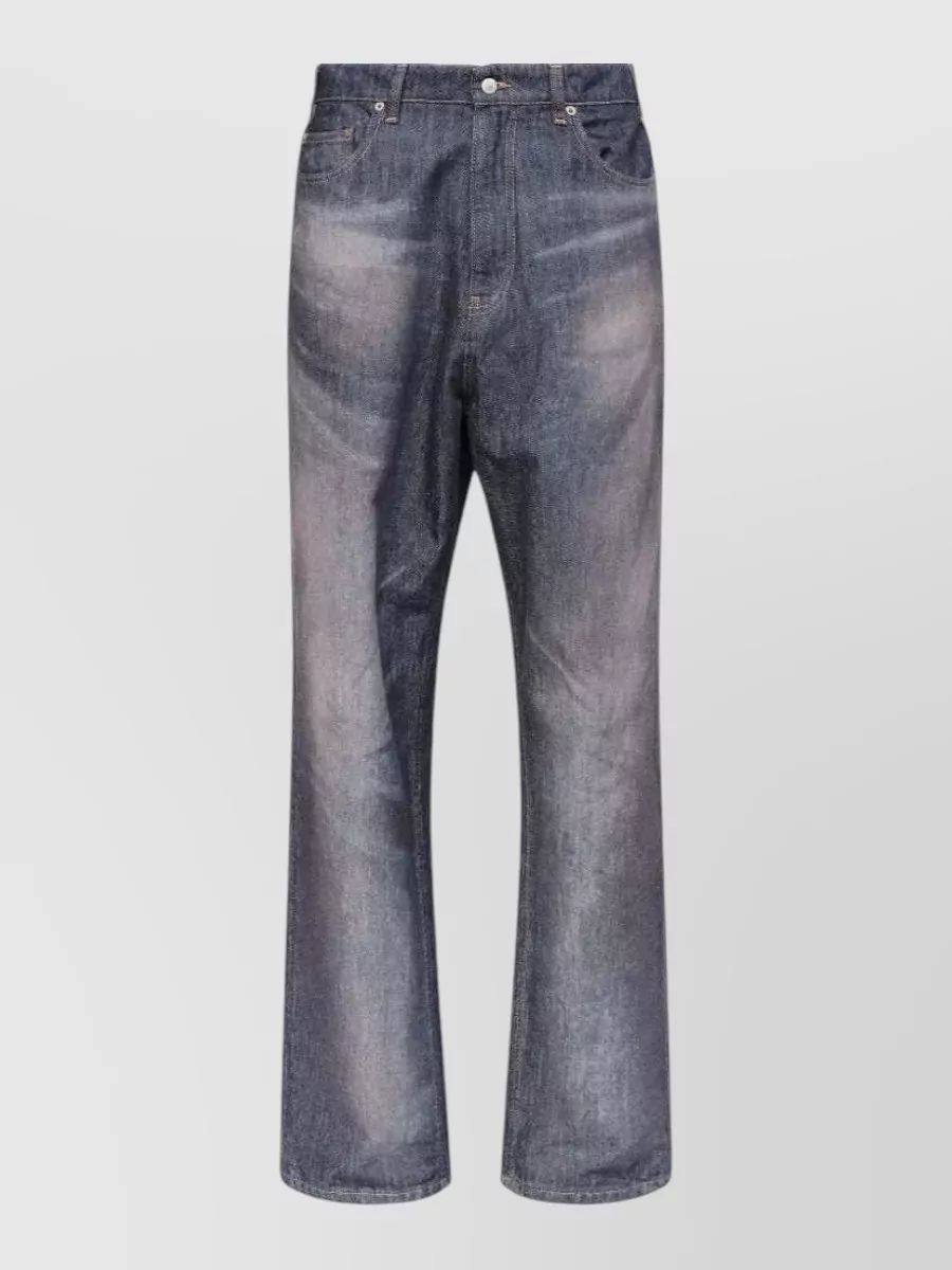 Mm6 Maison Margiela high-rise straight-leg denim jeans