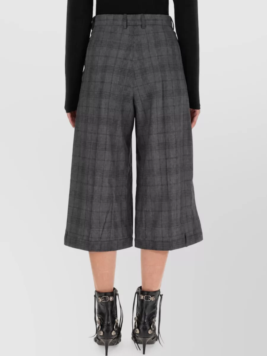 Balenciaga Wool Cropped Trousers
