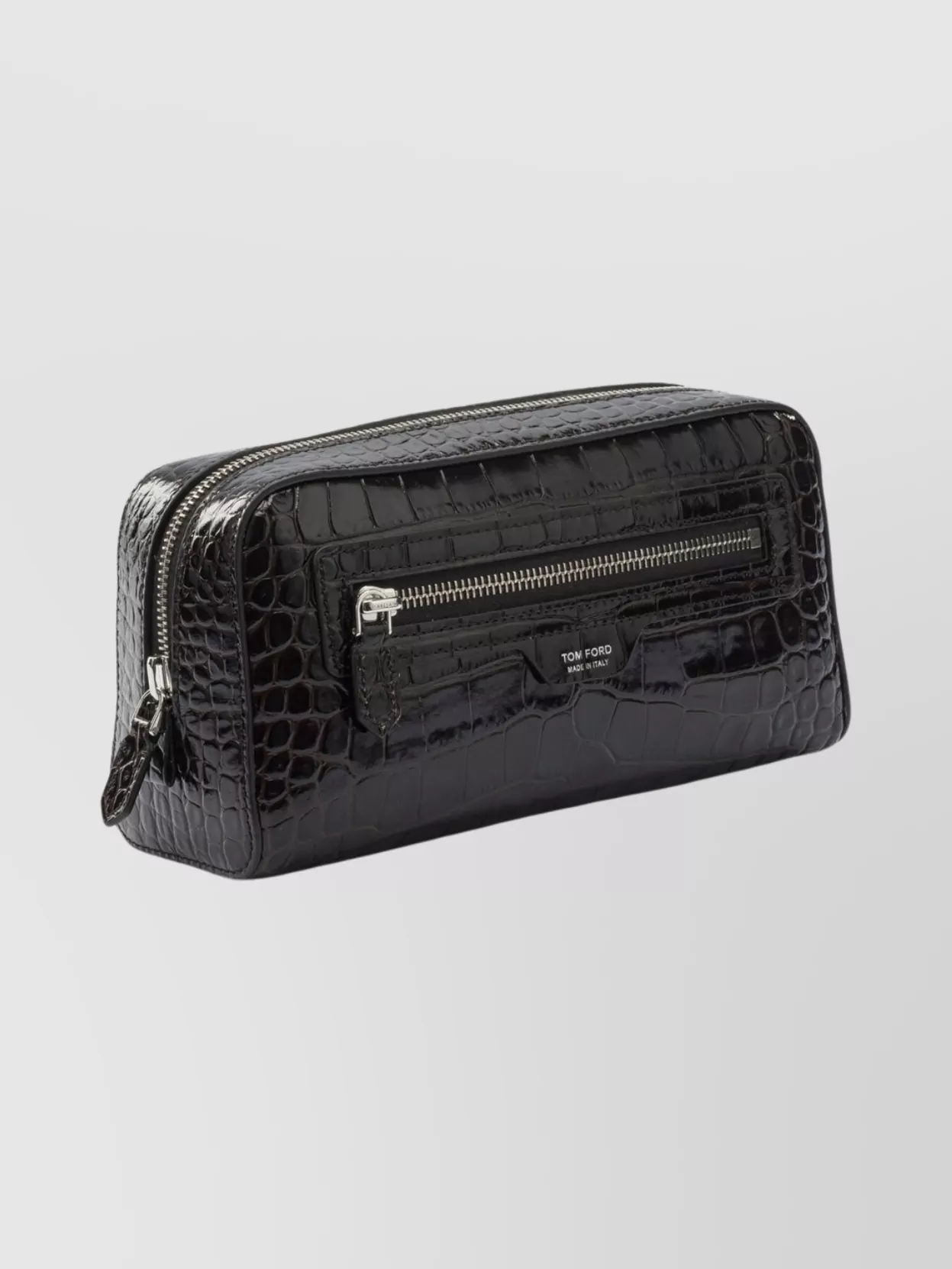 Tom Ford Rectangular Leather Beauty Case With Crocodile Texture