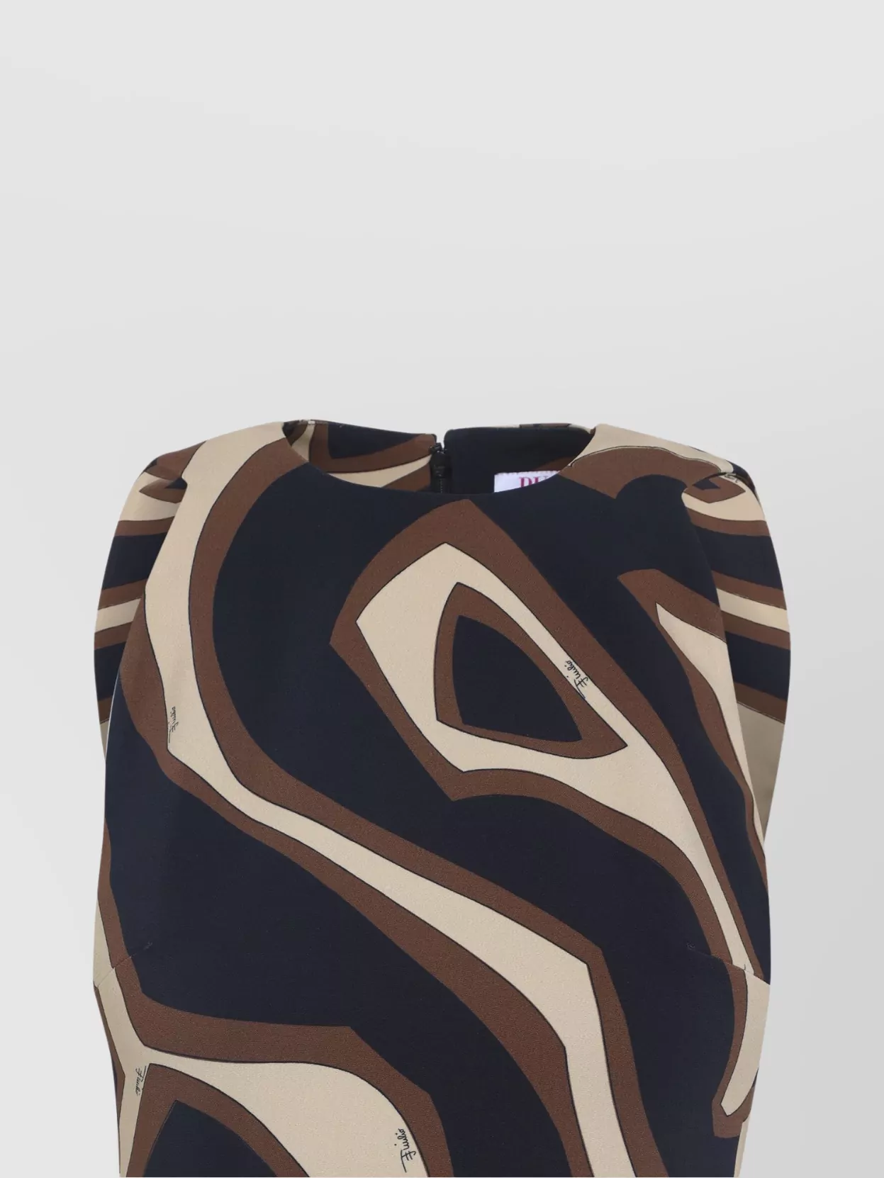 Pucci Abstract Pattern Sleeveless Fitted Dress