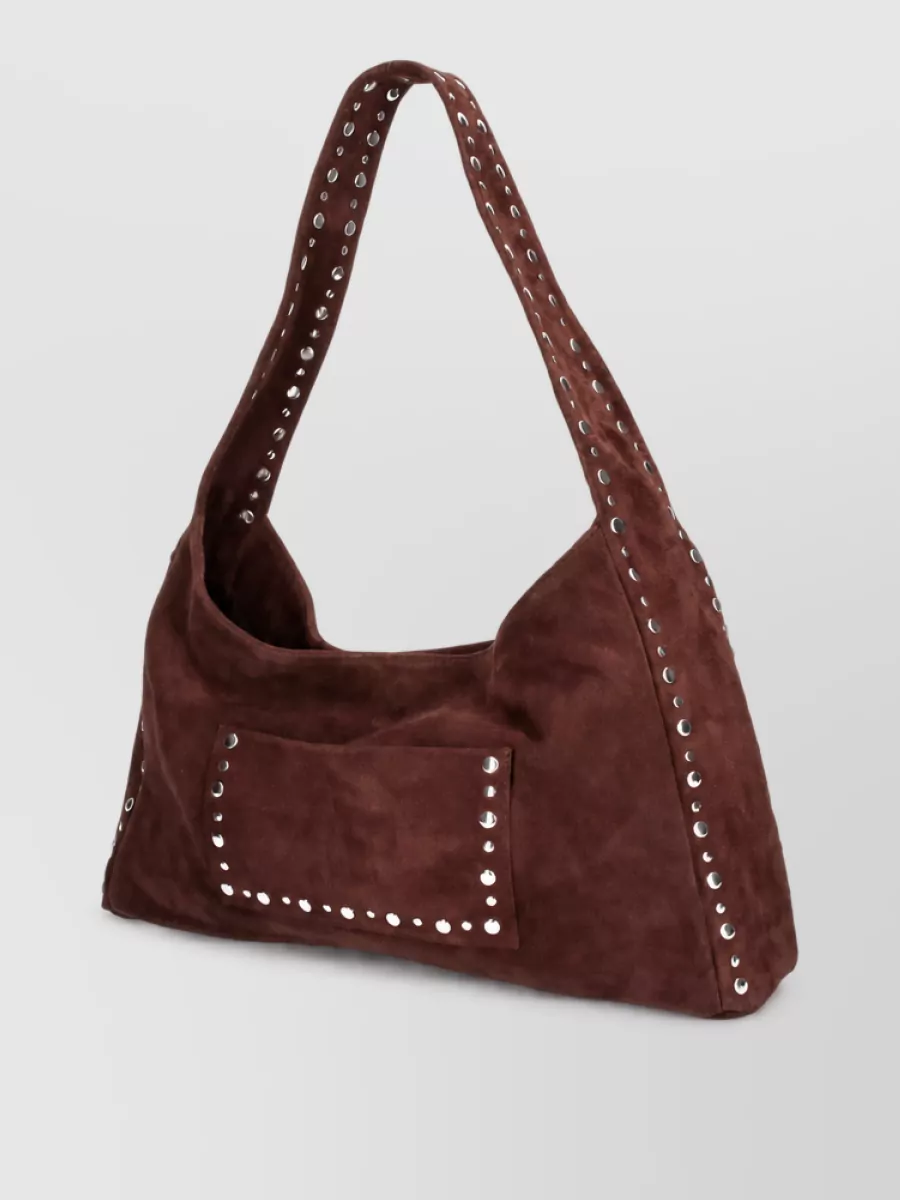 Gimaguas Suede Leather Maxi Tote Bag
