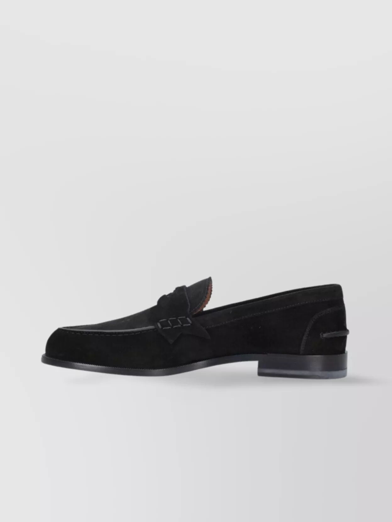 Christian Louboutin Loafers With Round Toe And Suede Finish