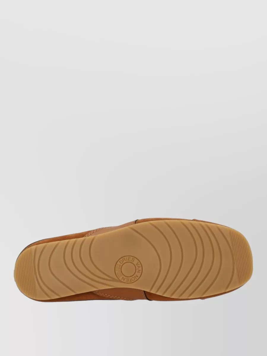 Dries Van Noten Leather Slippers