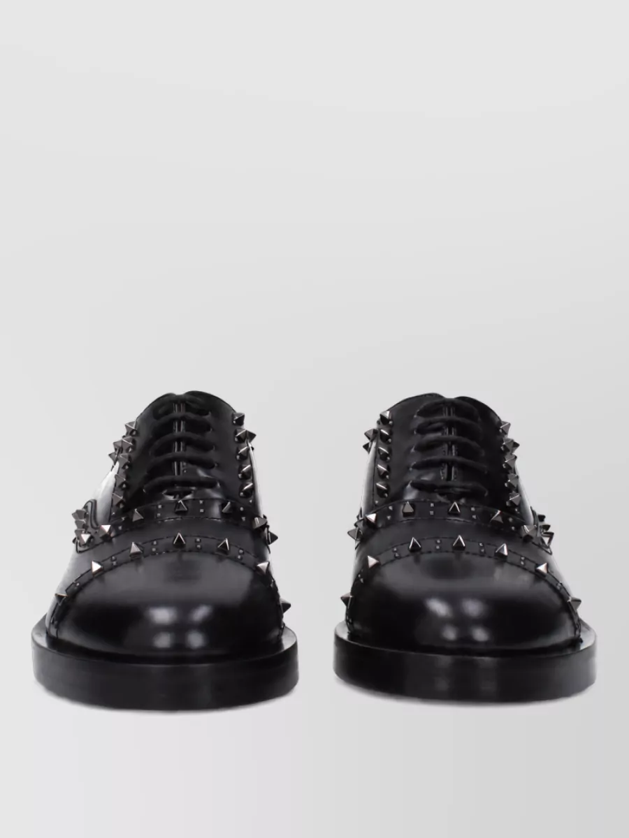 Valentino Garavani leather derby shoes