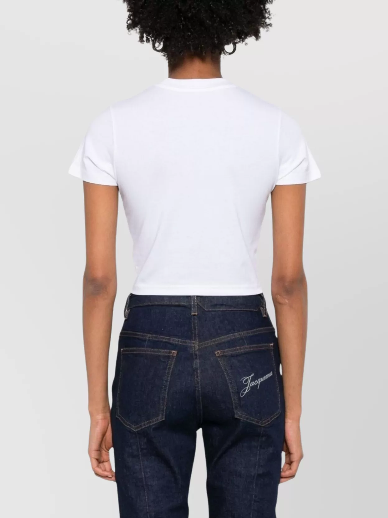 Casablanca Graphic Cropped T-Shirt Featuring Mascot Design