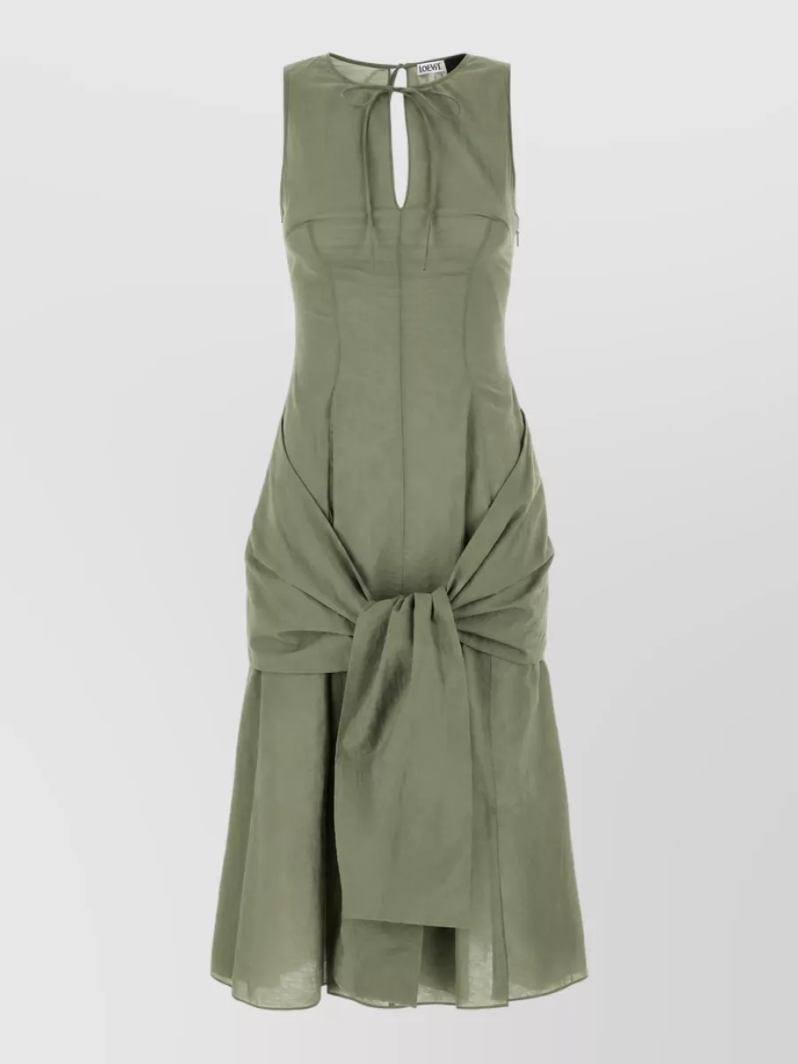 Loewe Paula's Ibiza Cotton blend midi dress