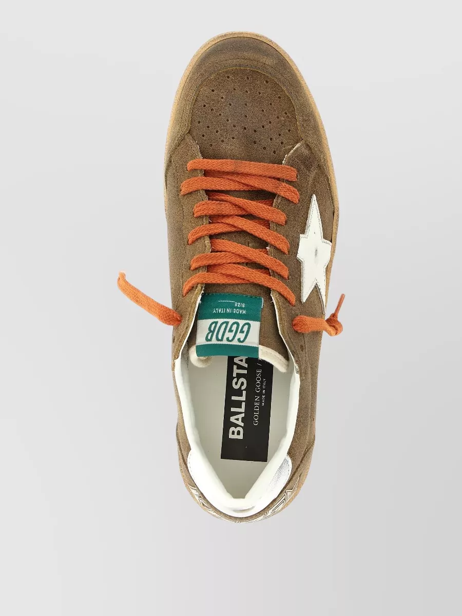 Golden Goose Star Sneaker Metallic Heel Tab Perforated