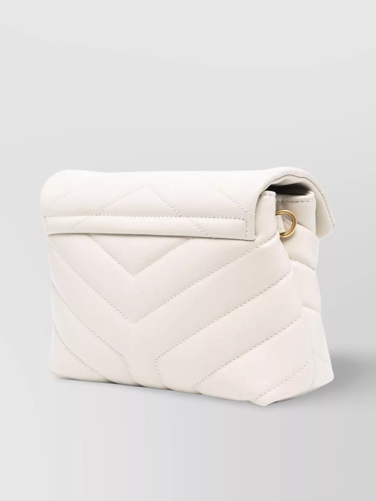 Saint Laurent Quilted Mini Bag With Adjustable Strap