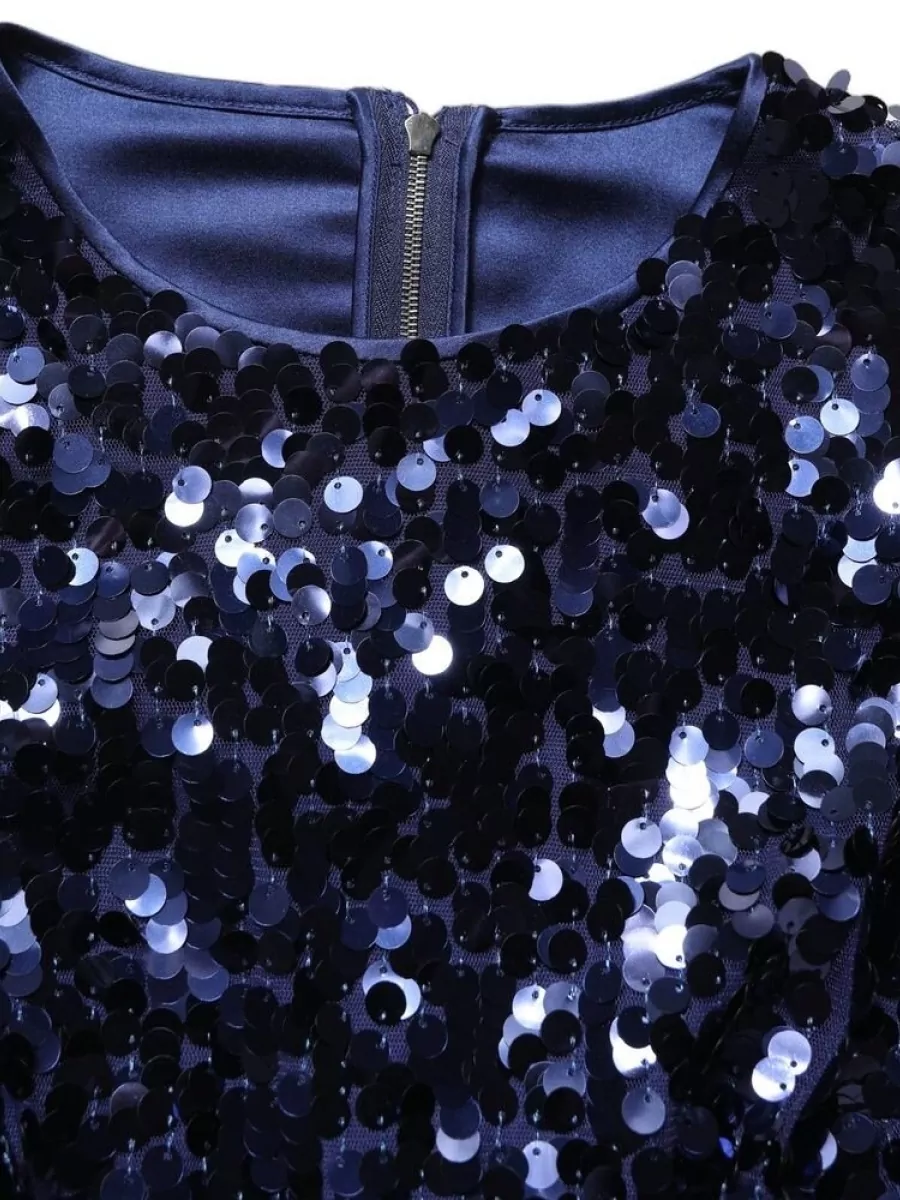 Dolce&Gabbana Sequined Long-Sleeve Cropped Jacket