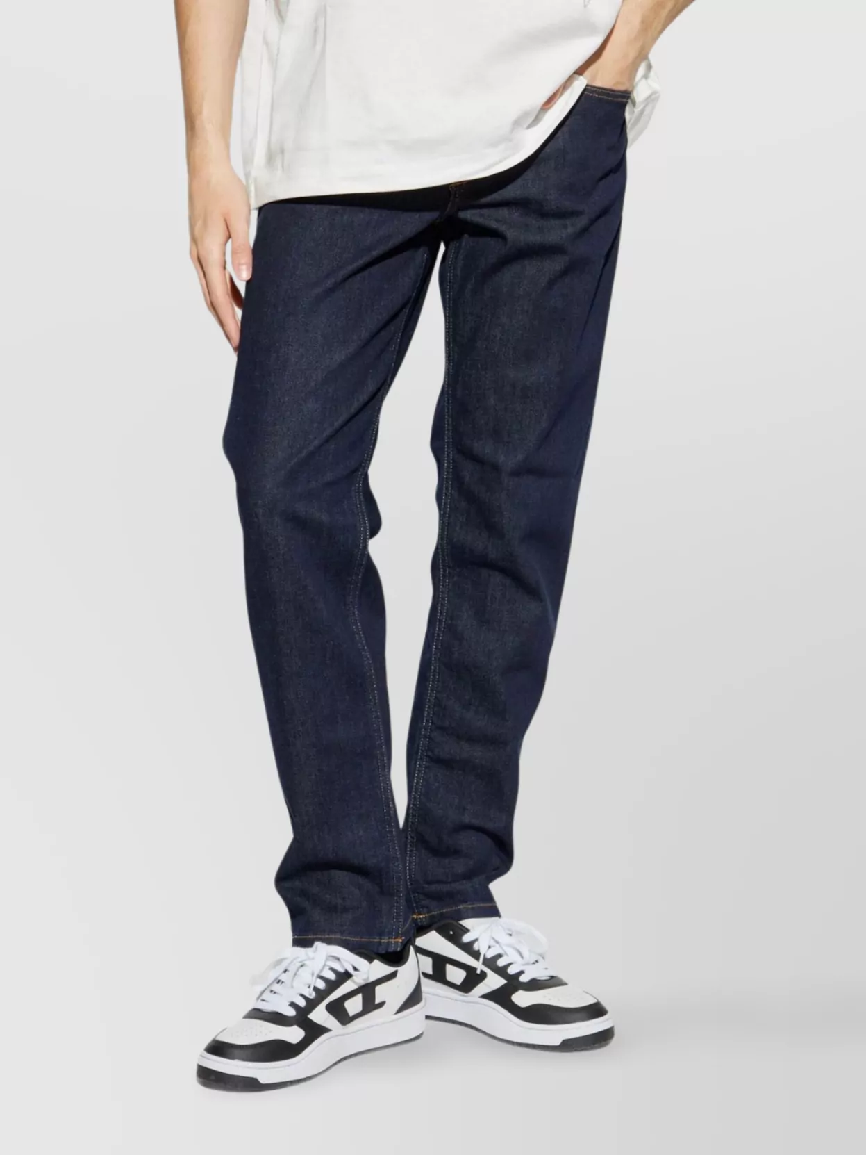 Diesel 2023 Denim Trousers With Belt Loops