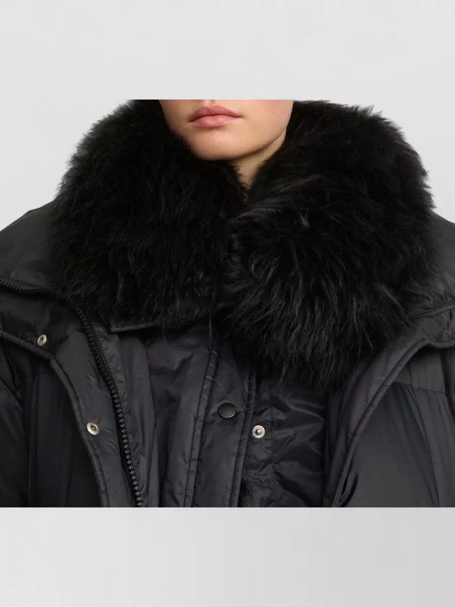 Yves Salomon Army Collection Mid Length Down Jacket