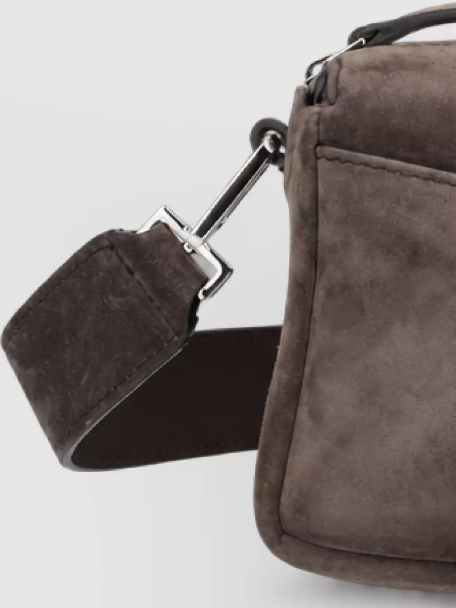 Max Mara leather clutch bag