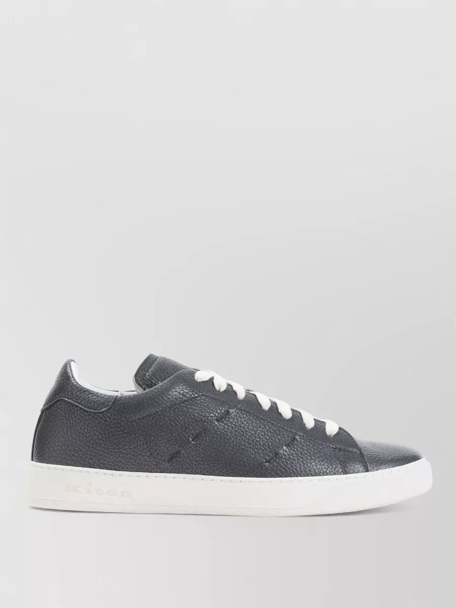 Kiton Leather Low-Top Sneakers