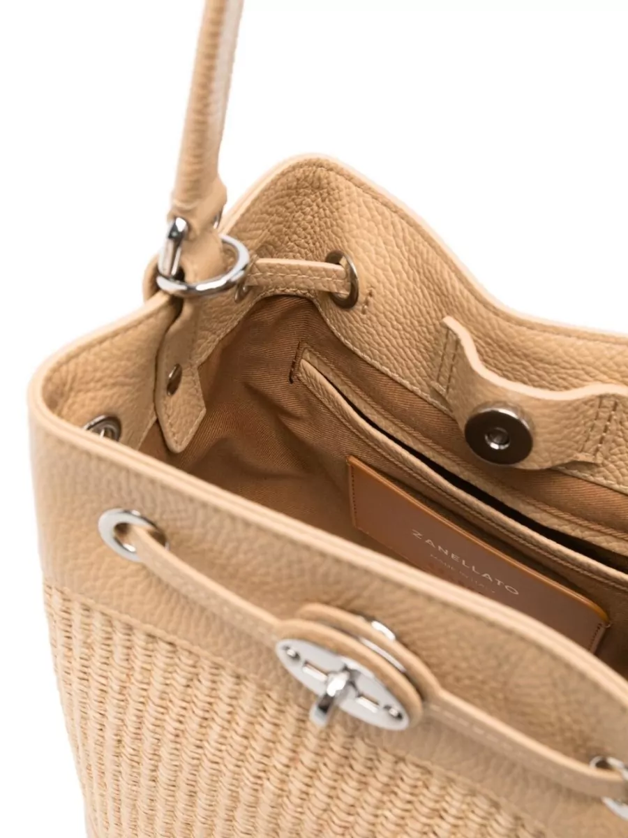 Zanellato Calf Leather Bucket Bag