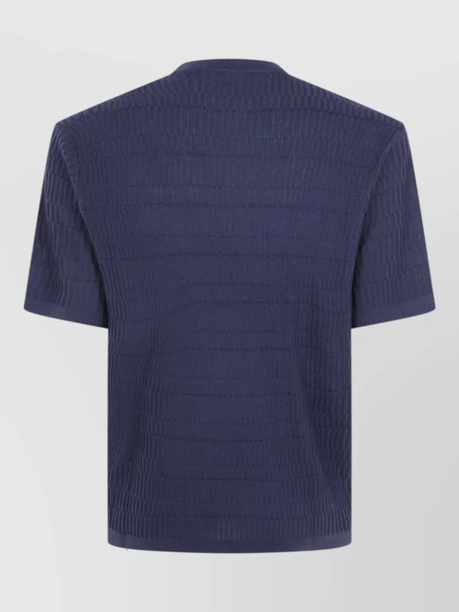 Emporio Armani Virgin Wool Crew Neck Jumper