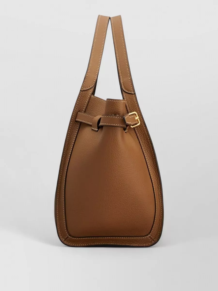 Tod's T Timeless Small Leather Tote Bag