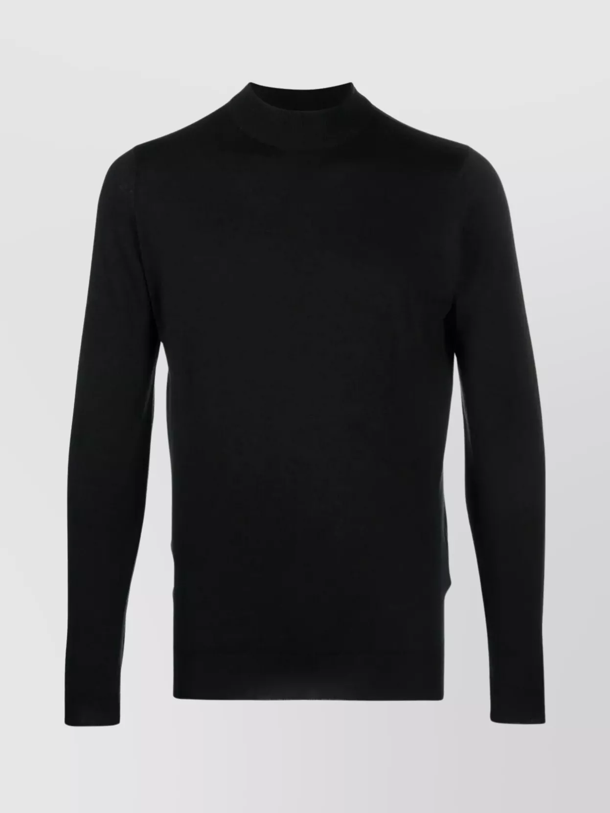 John Smedley Mock Neck Sweater Long Sleeves
