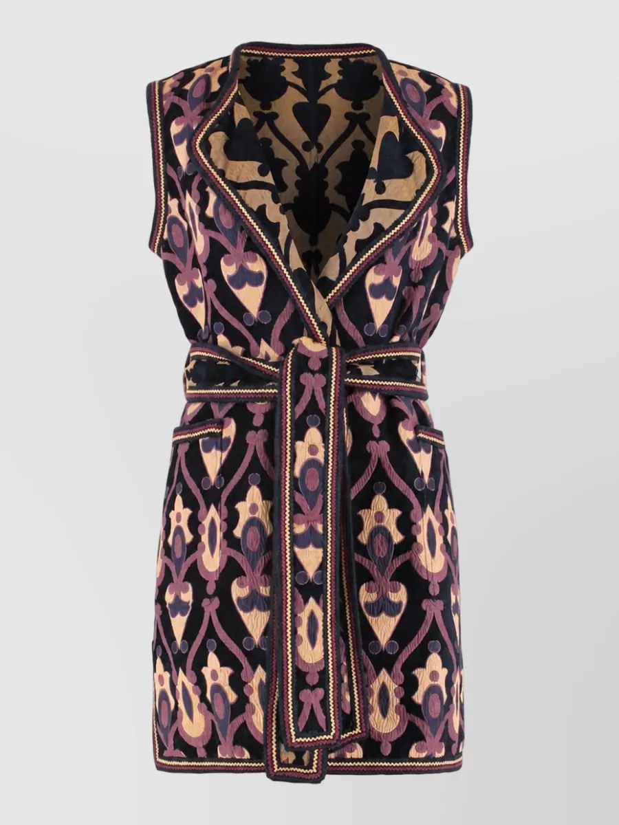 Etro Reversible Chenille Jacquard Mini Dress