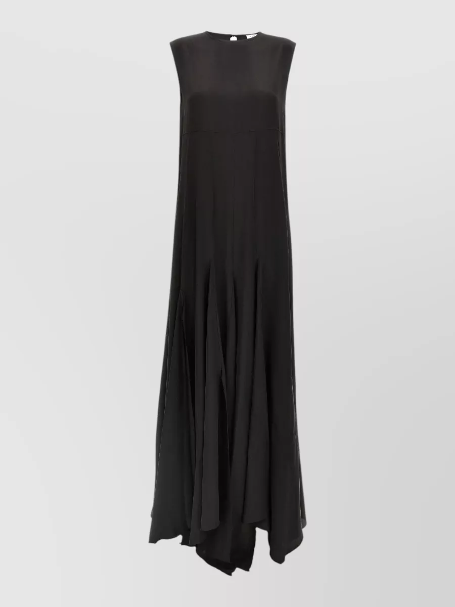 Di.La3 Pari' Silk cutout maxi dress