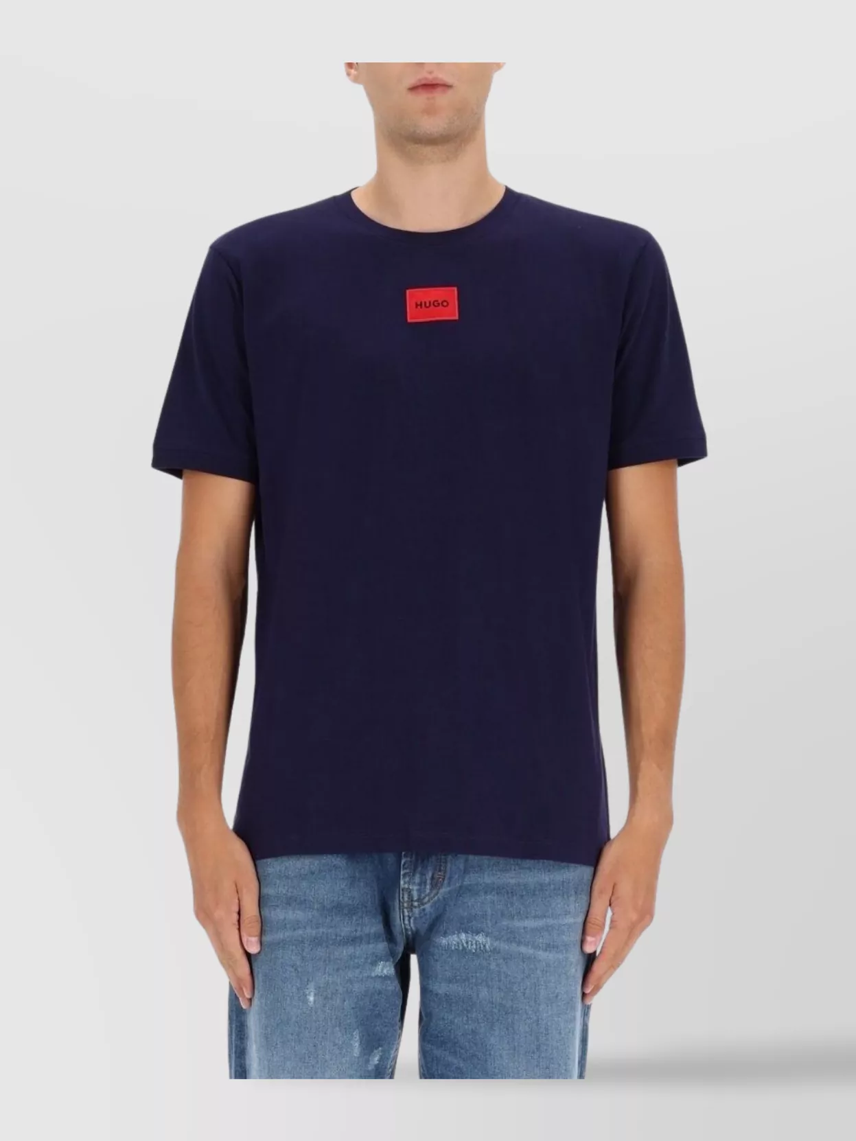 Hugo Crew Neck Short Sleeve Fitted T-Shirt