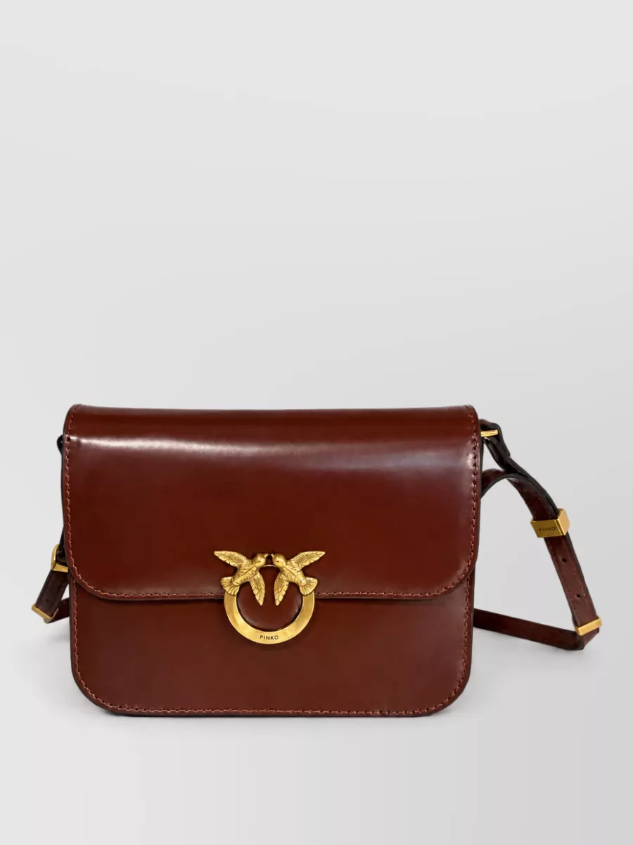 Pinko love bag leather cross-body bag