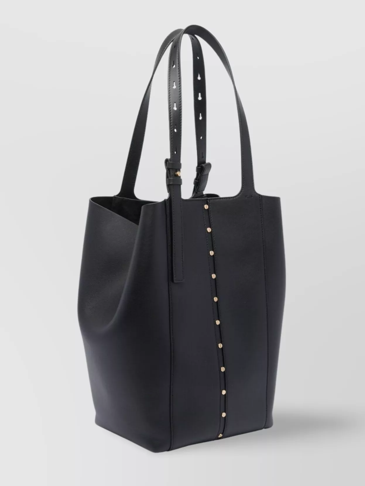 Golden Goose Leather Studs Shoulder Bag
