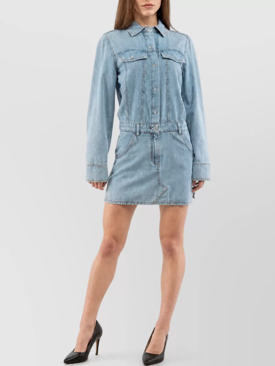 Moschino Multicolor denim casual dress