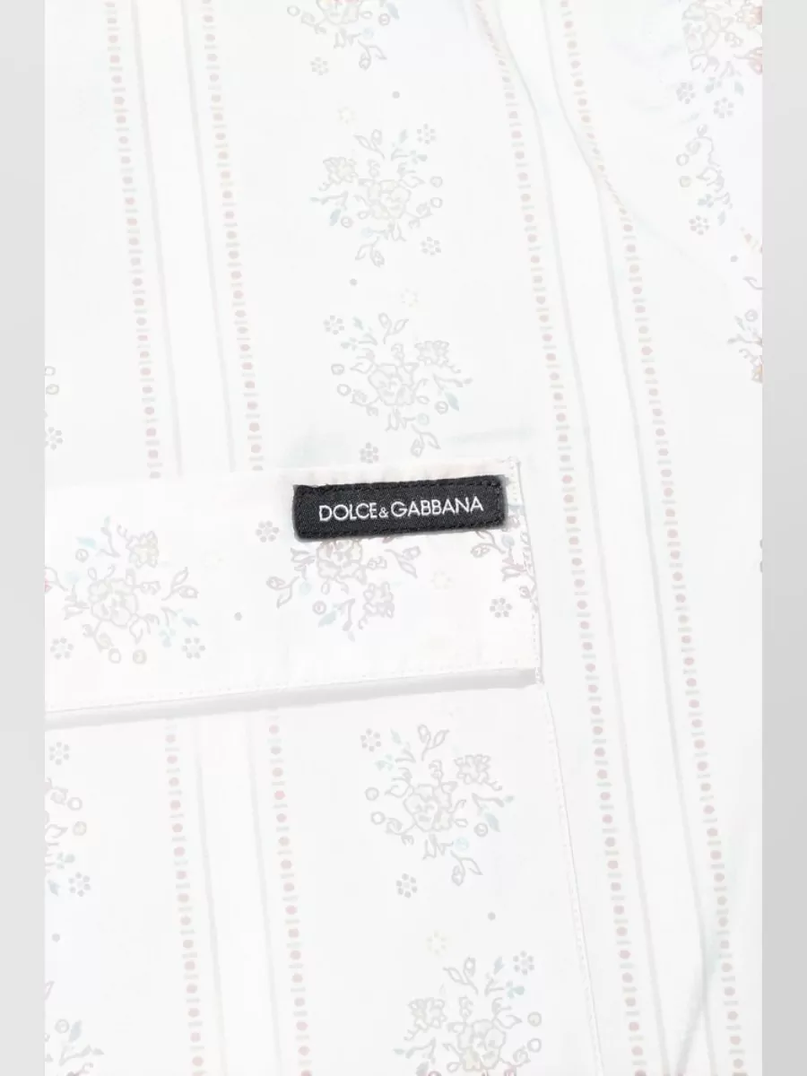 Dolce&Gabbana Cotton Floral Print Pajama Set