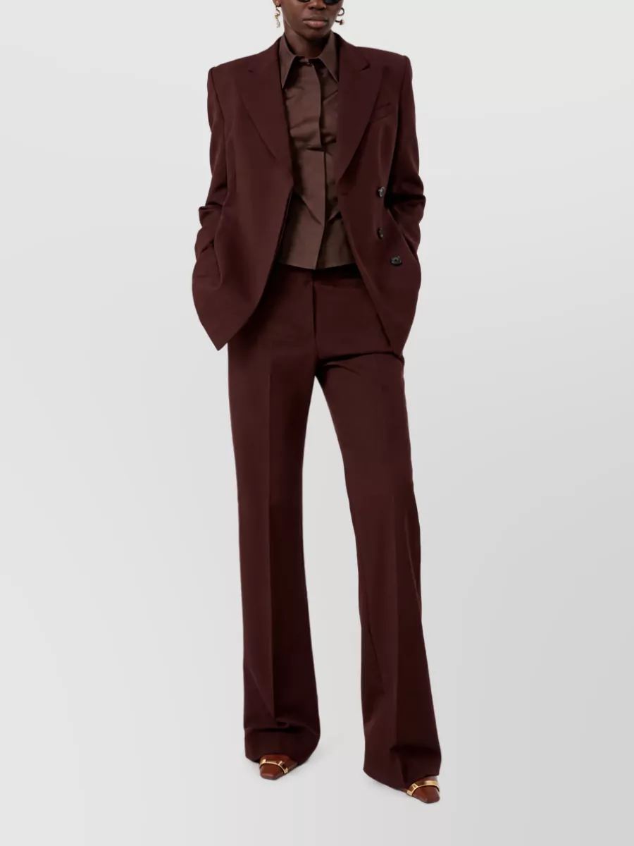 Sportmax Wool Flared Suit Trousers