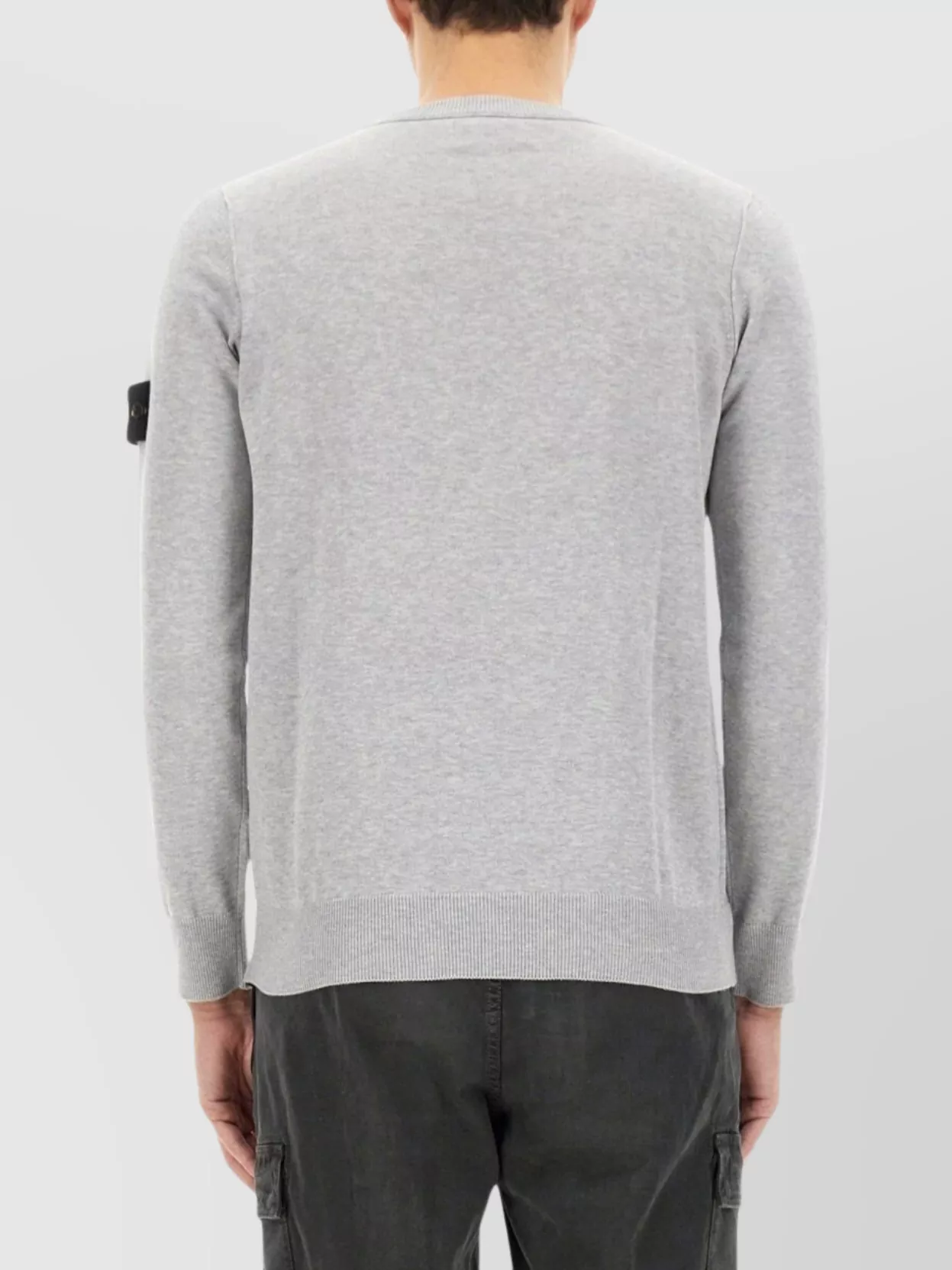 Stone Island Logo Crew Neck Sweater