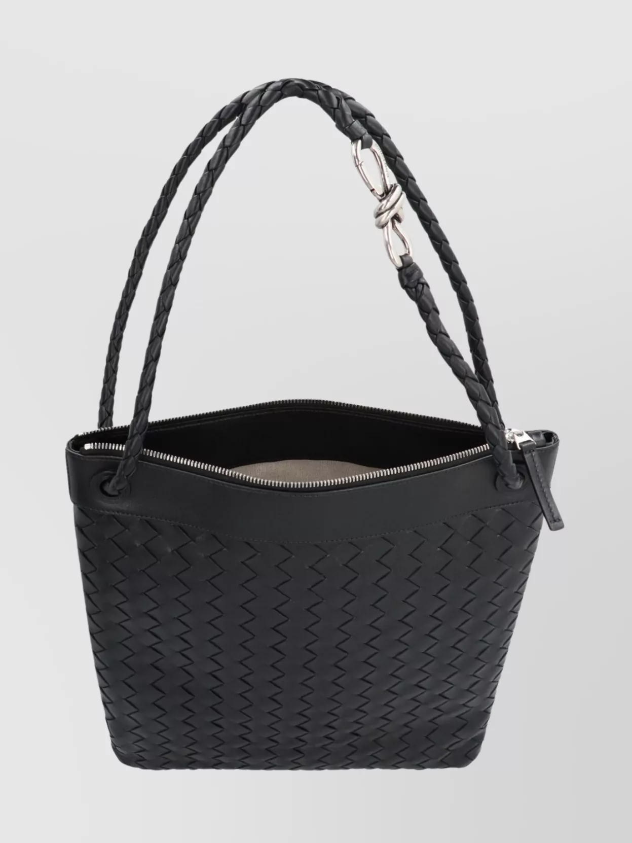 Bottega Veneta Leather Messenger Bag Andiamo