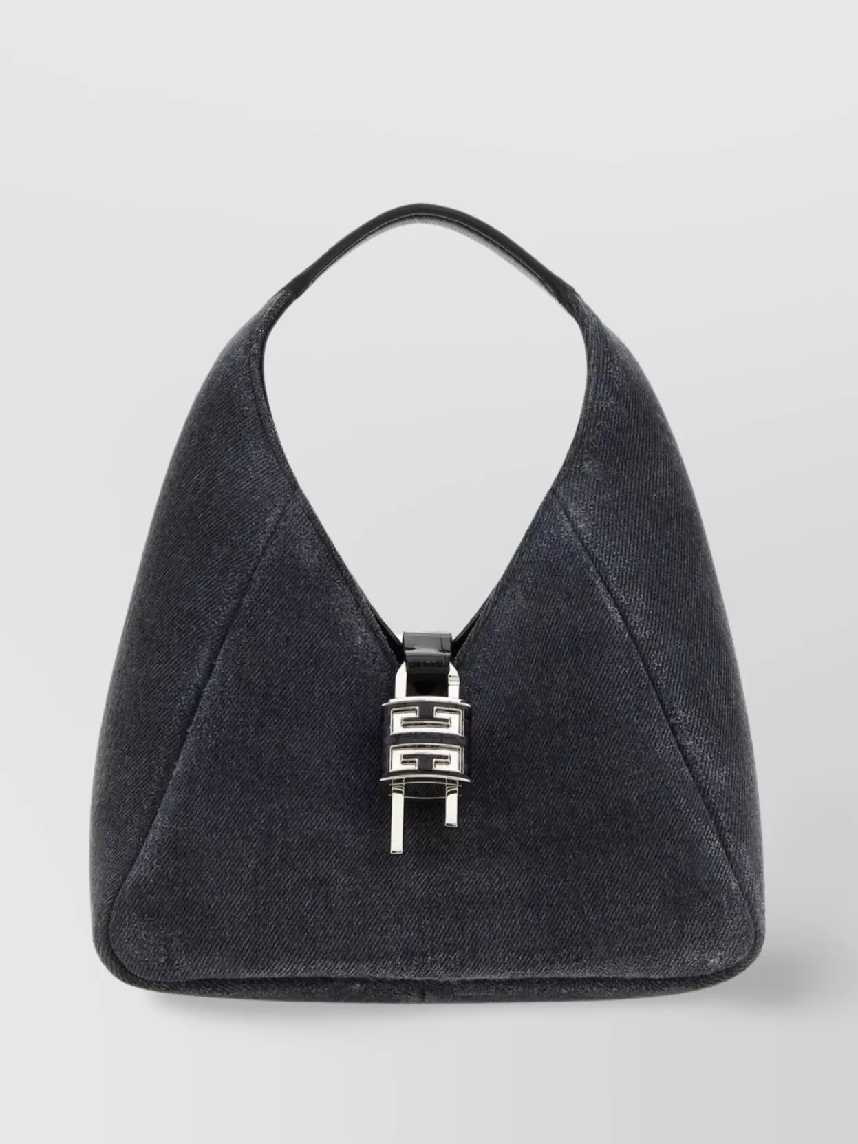 Shop Givenchy Mini G-hobo Denim Shoulder Bag