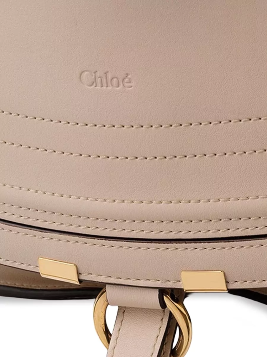 Chloé Marcie Medium Leather Curved Shoulder Bag