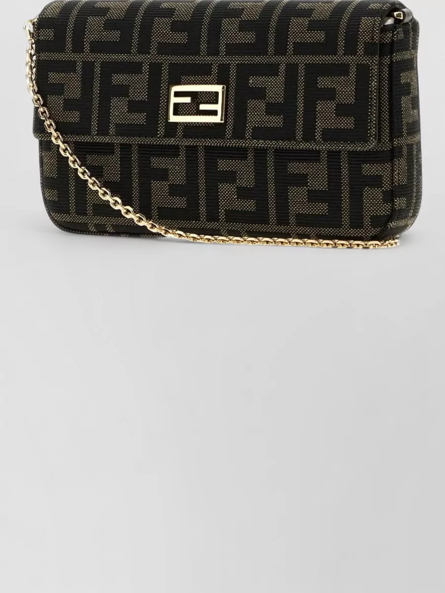Fendi Ff Zucca Jacquard Cross-Body Bag