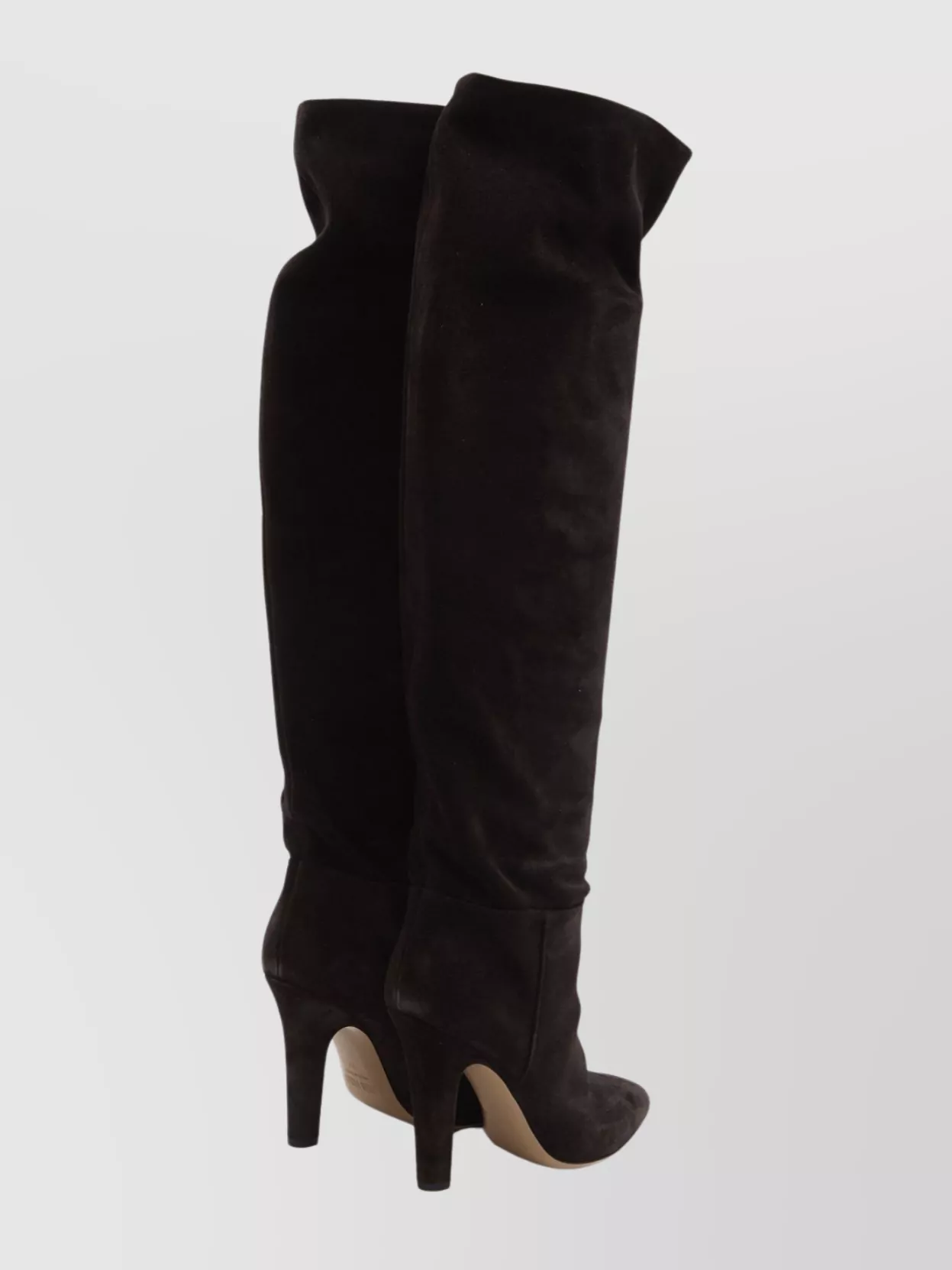 Paris Texas Over-the-knee Stiletto Suede Boots In Multi
