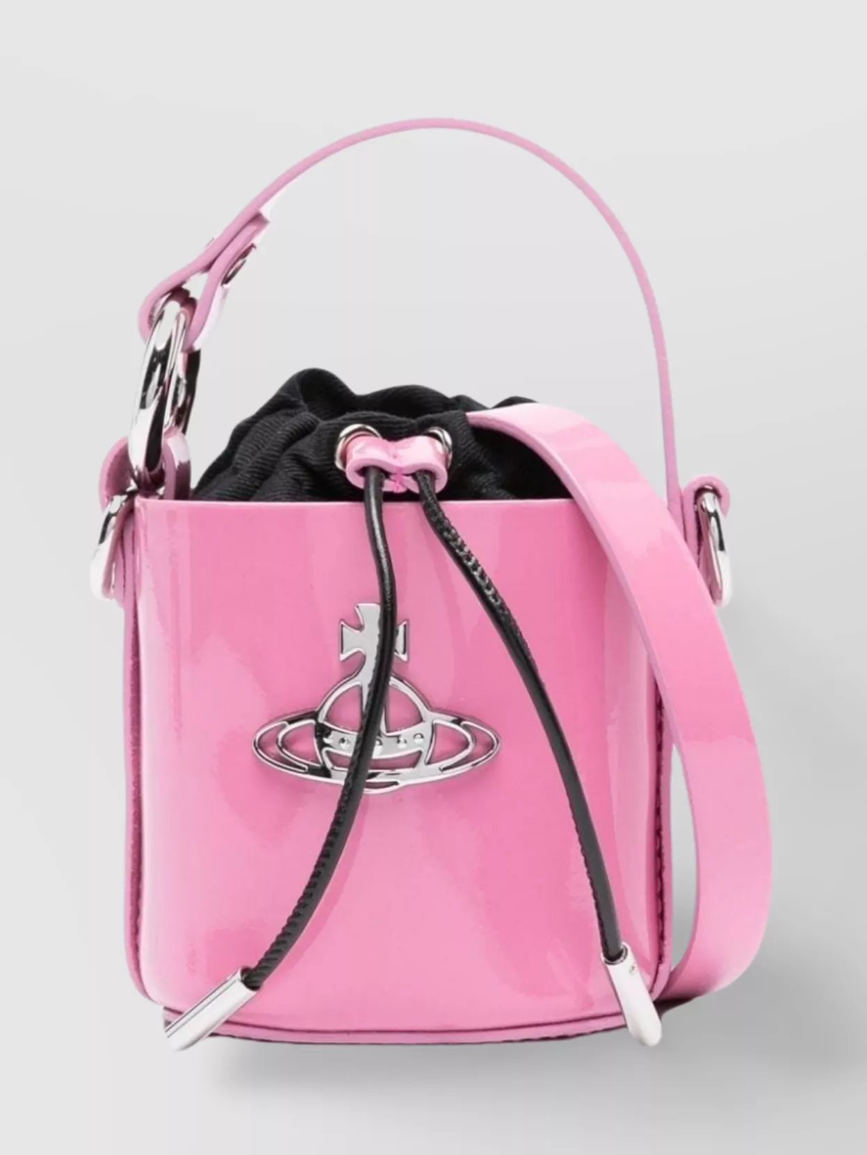 Shop Vivienne Westwood Compact Daisy Bucket Bag In Pink