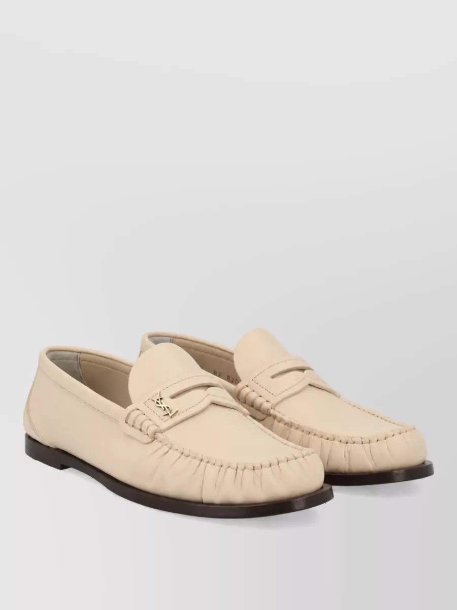 Saint Laurent Leather Laurent Mules