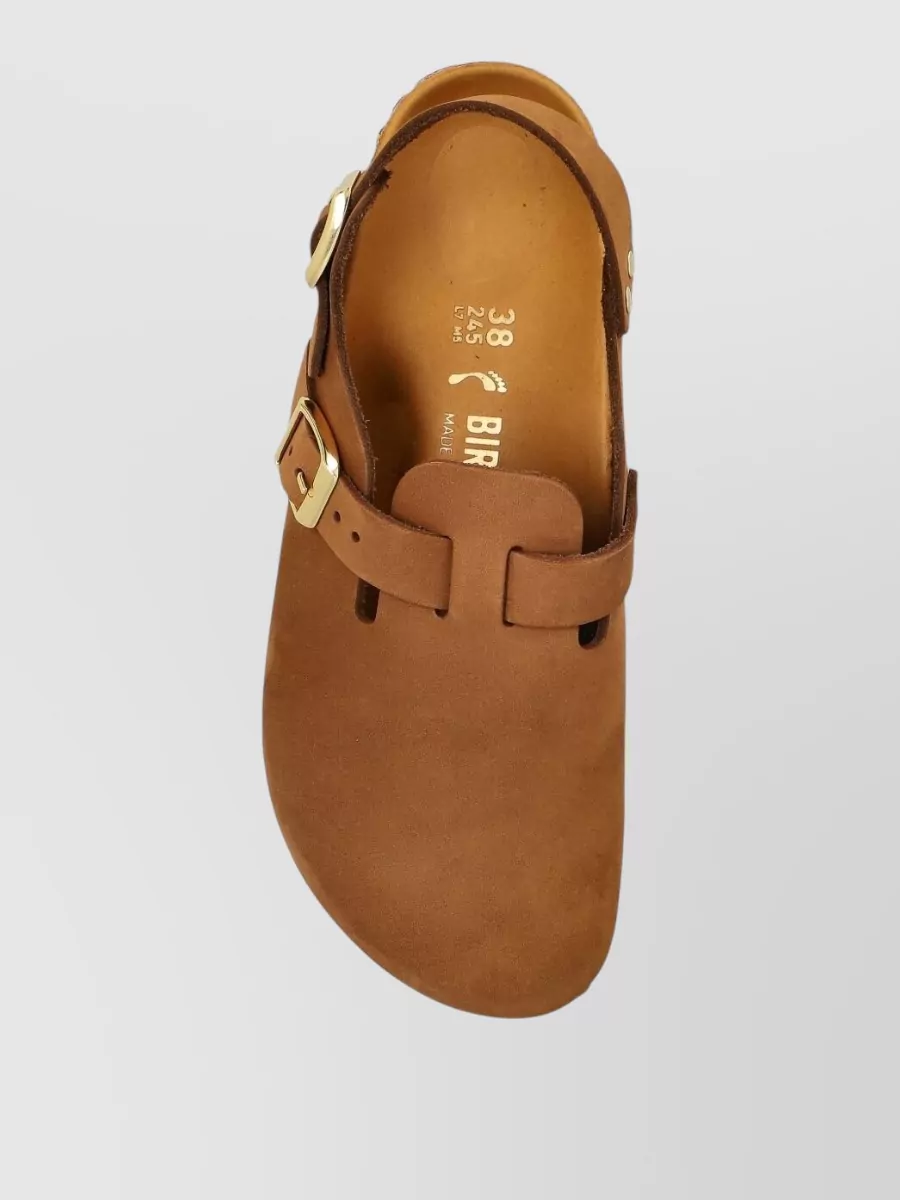 Birkenstock Nubuck Leather Slingback Sandals
