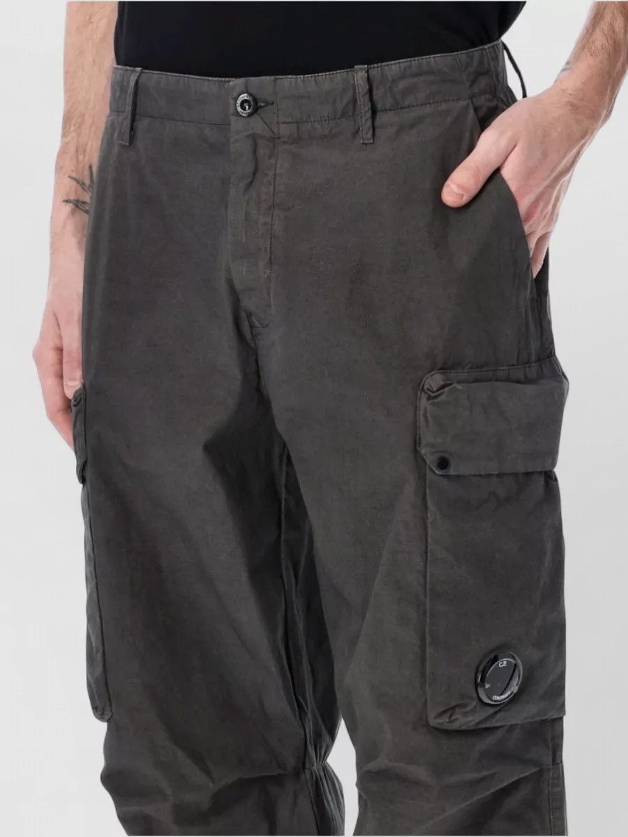C.p. Company Cargo Trousers Microreps Fabric Belt Loops