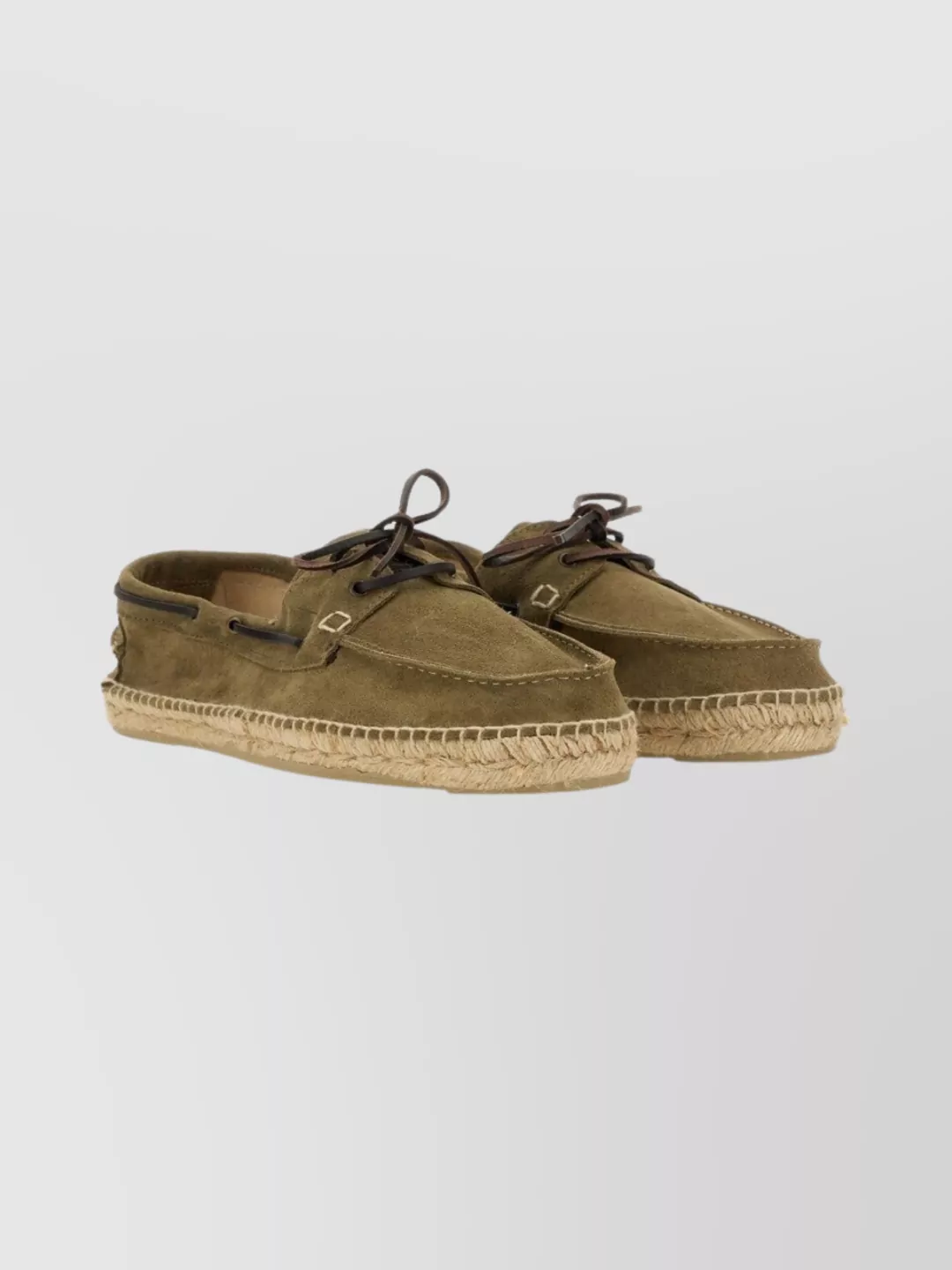 Manebi Round Toe Espadrilles Boat Shape