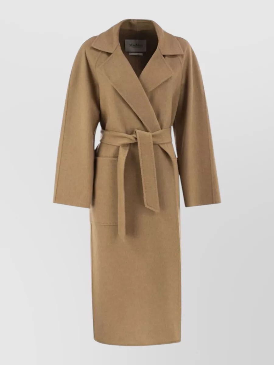 Max Mara alpaca wool silk long coat
