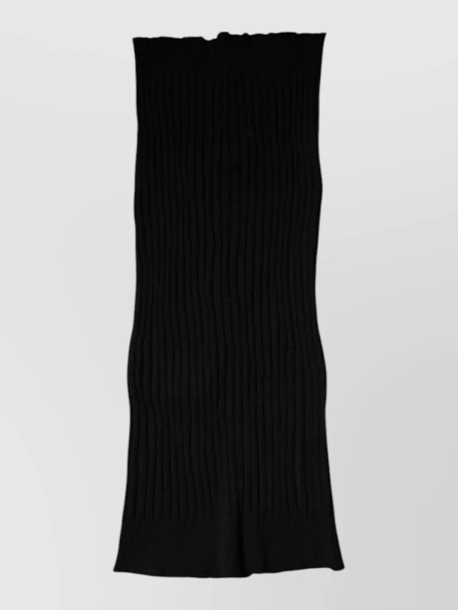 Dolce&Gabbana cashmere ribbed-knit scarf