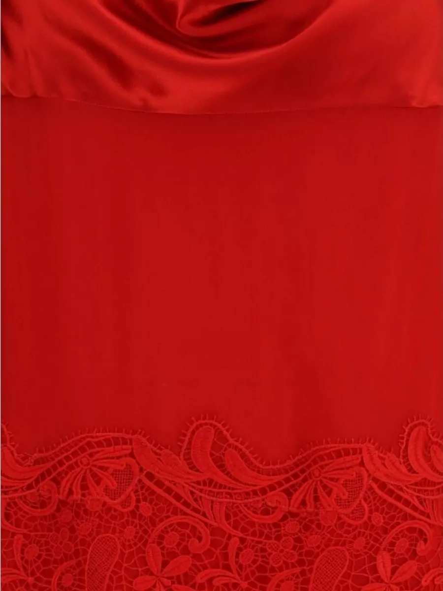 Ferragamo Silk draped midi dress