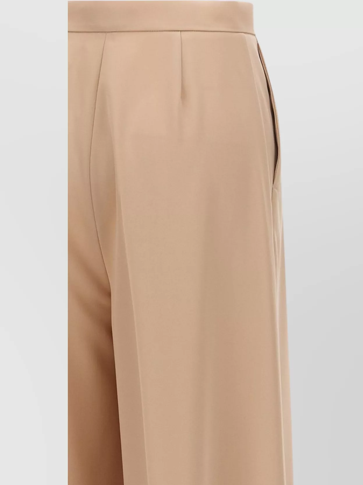 Max Mara 'Ninfa' Pleated Front Wide-Leg Pants