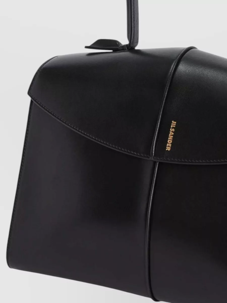 Jil Sander Medium Leather Shoulder Bag